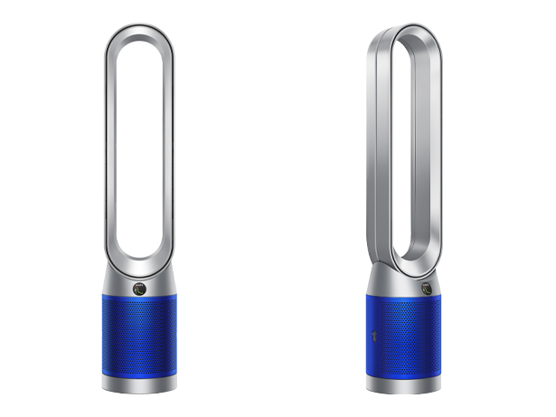 Dyson Purifier Cool 空気清浄ファン シルバー/ブルーの正面と横面